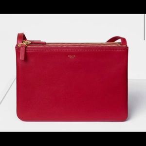Used Celine Trio in Red